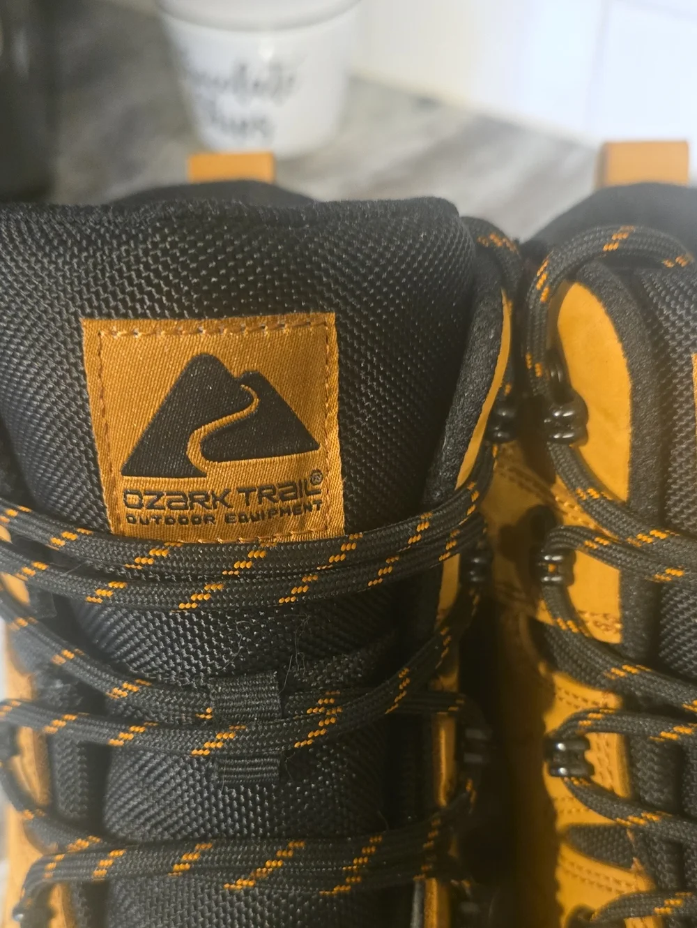 Ozark Trail Men's Waterproof Hiking Boots - Tan/Black